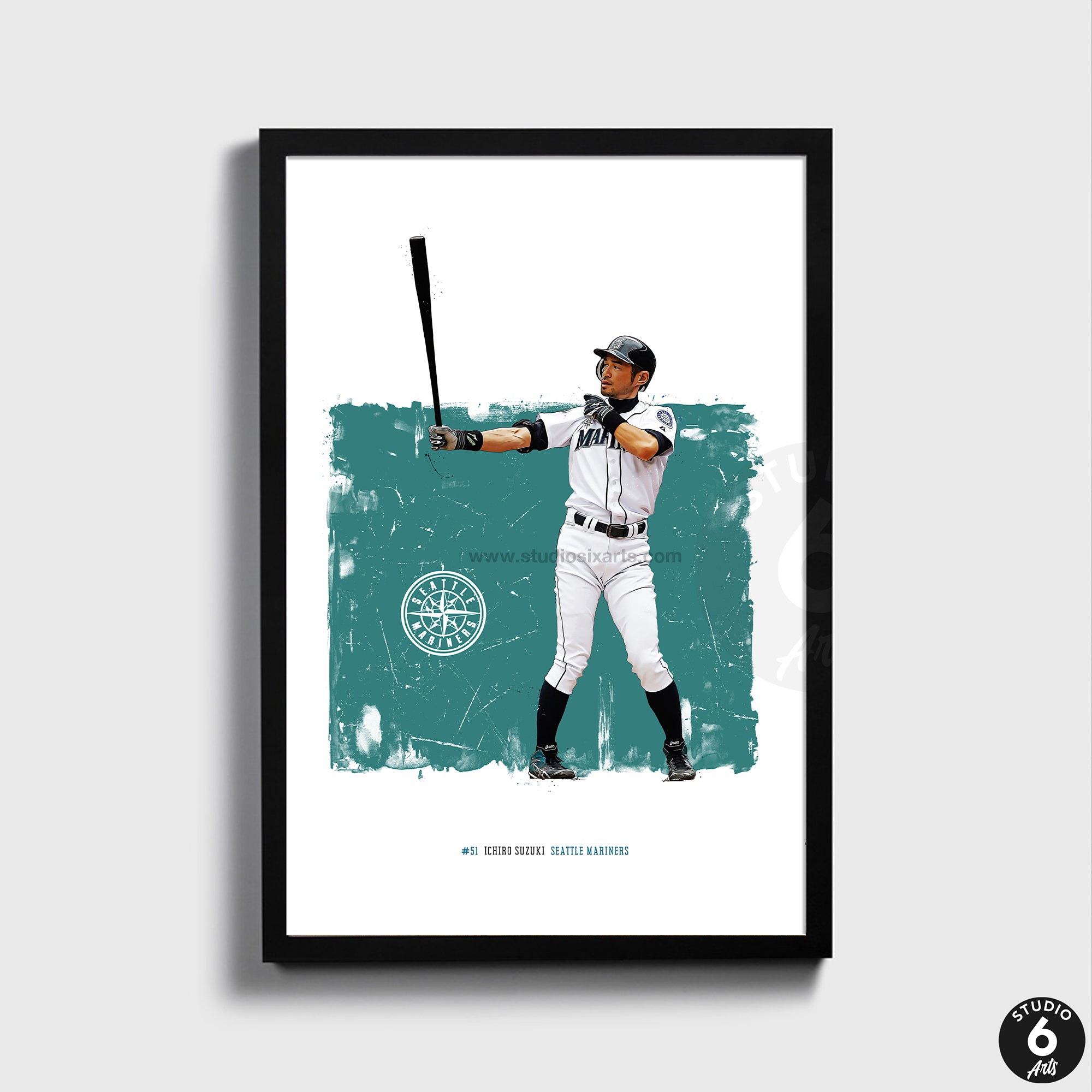 Ichiro Suzuki - Ichiro Suzuki Seattle Mariners - Posters and Art