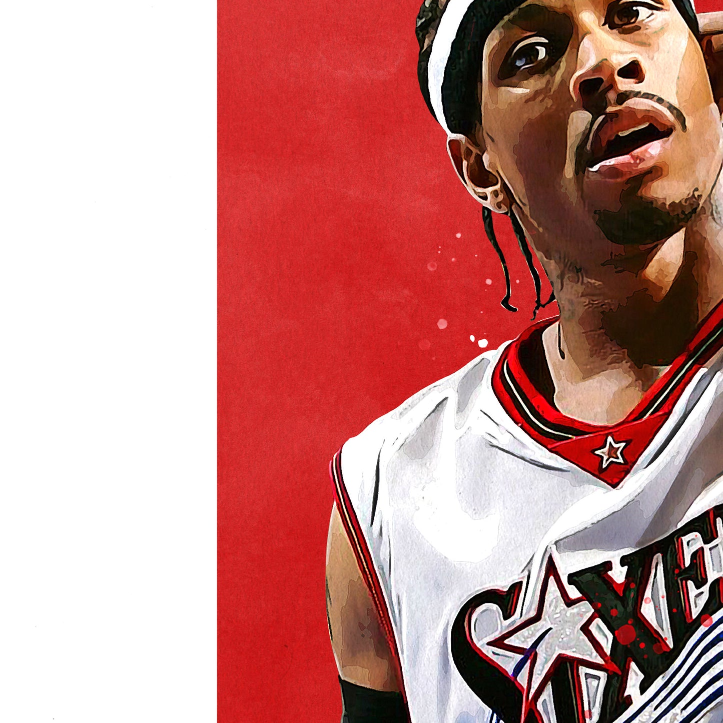 Allen Iverson 76ers Hoops