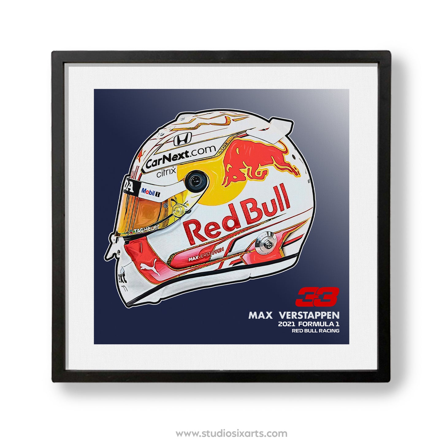 F1 Helmets - Tile Art Decor