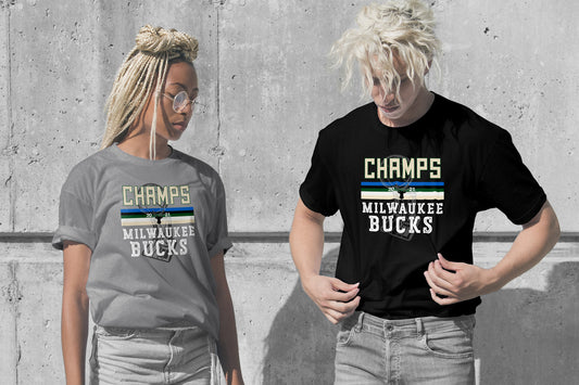 Bucks T-Shirt, Champs 2021, Milwaukee Basketball