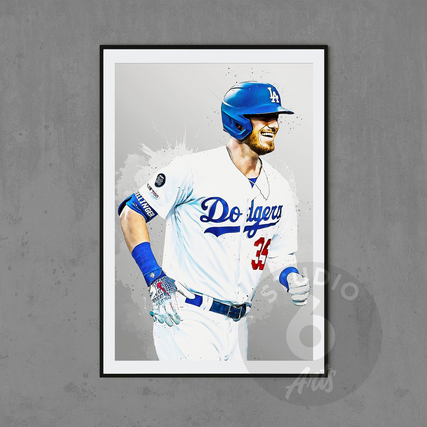 Cody Belinger Baseball Print, MLB Wall Decor