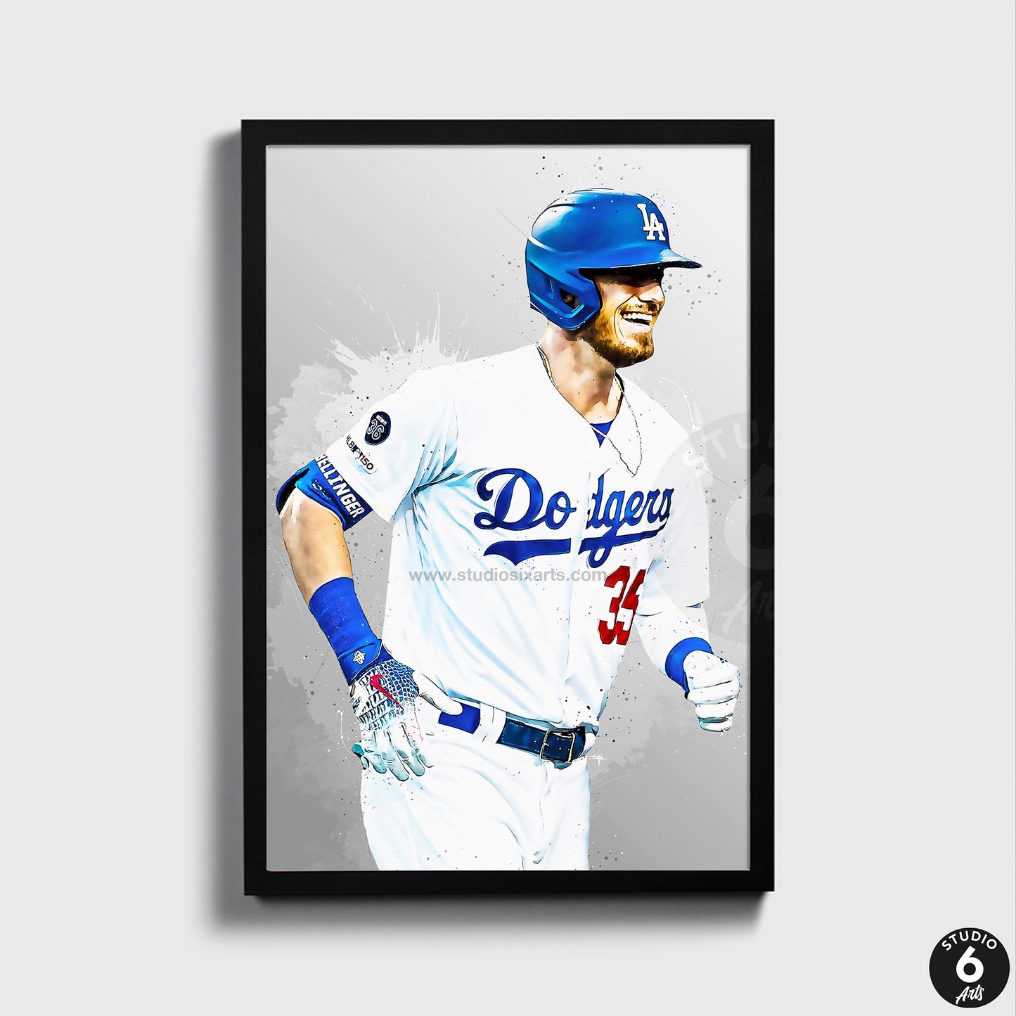 Cody Belinger Baseball Print, MLB Wall Decor