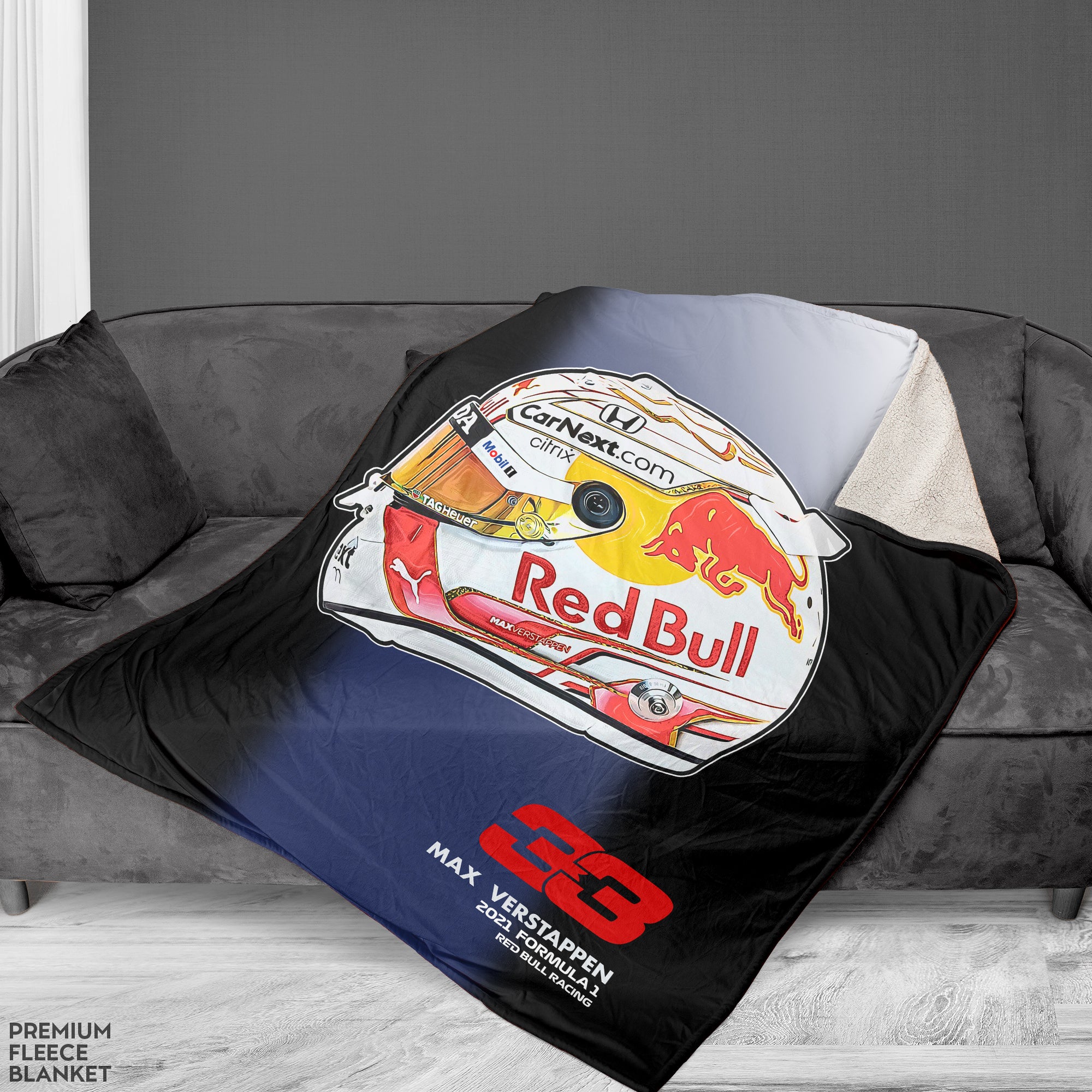 Max Verstappen Fan Plush Blanket - Fleece Blanket