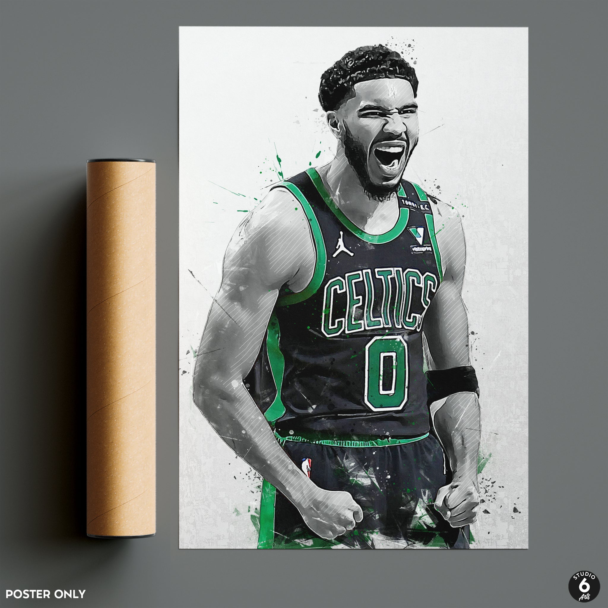 Jayson Tatum Boston Celtics NBA Finals 2022 Unisex Poster T-Shirt