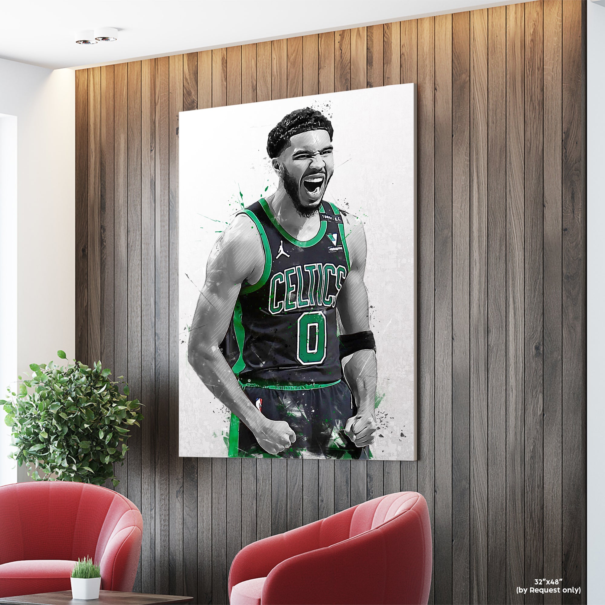 TenorArts NBA Jayson Christopher Tatum Jersey Laminated Poster Framed  Painting with Matt Finish Black Frame (12 inches x 9inches) : :  Home & Kitchen