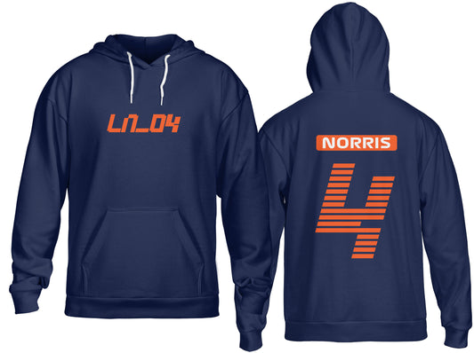 F1 Inspired Lando Mclaren Hoodie - Front & Back Print