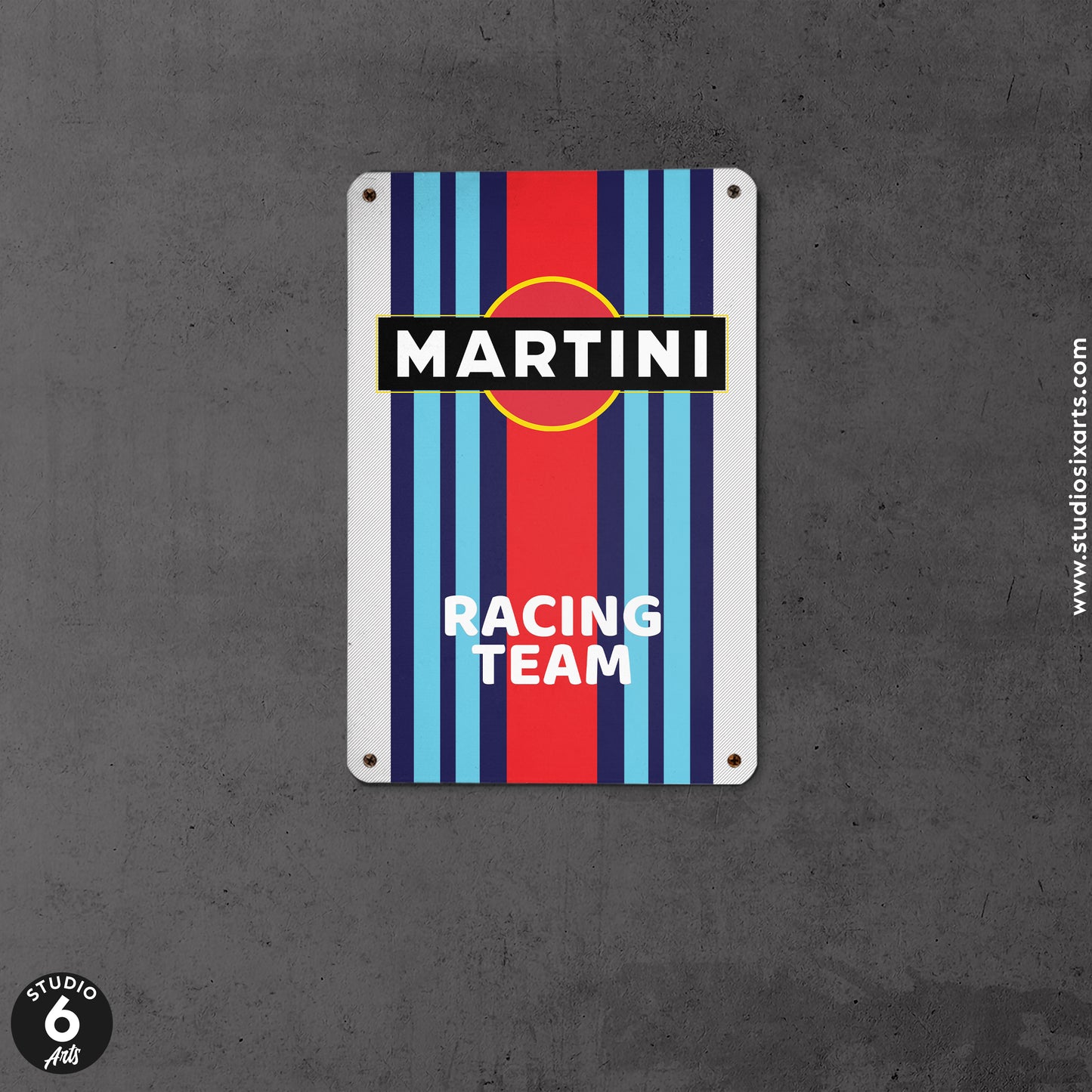 Martini Racing Metal Sign