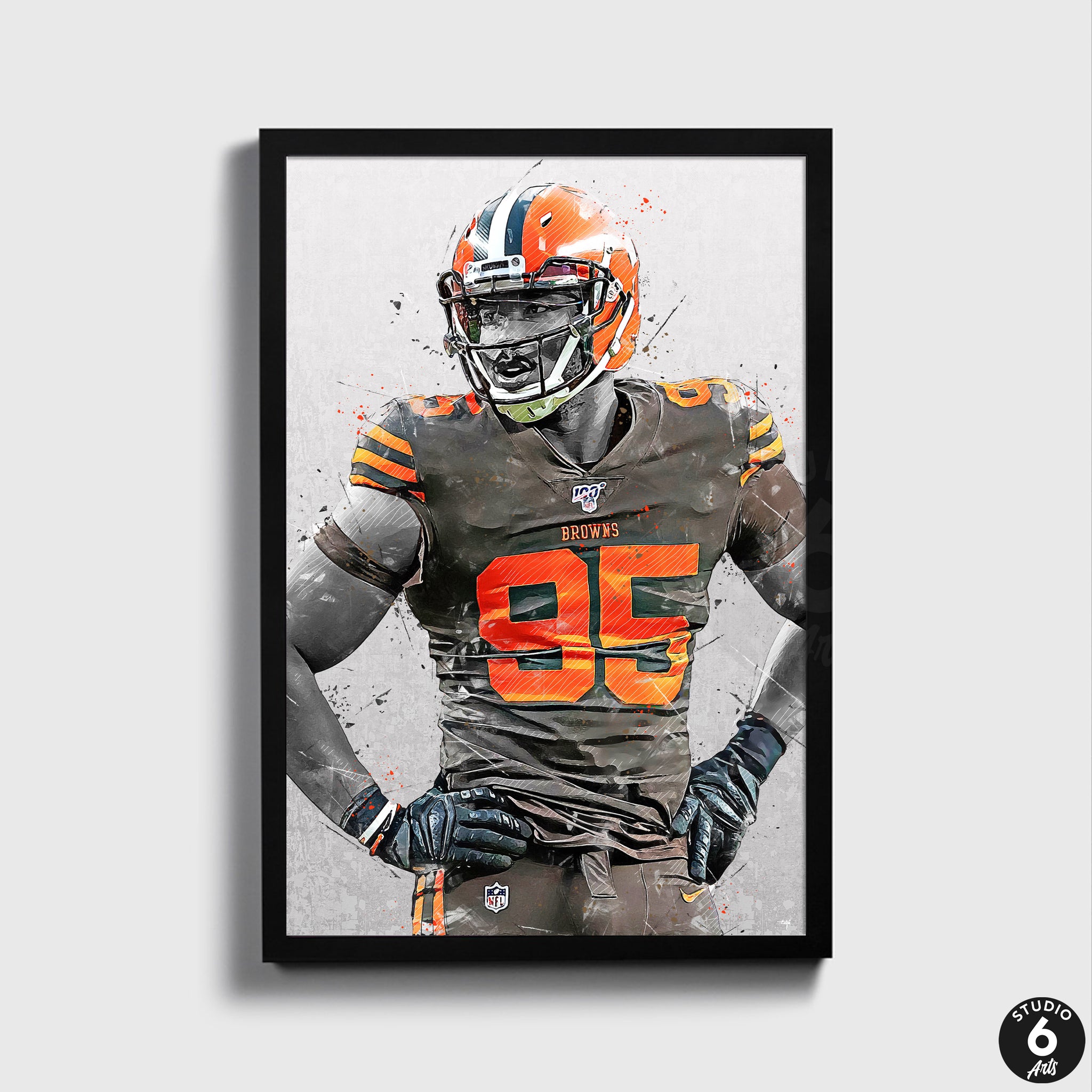 Fan Art: Myles Garrett is pretty menacing : r/Browns