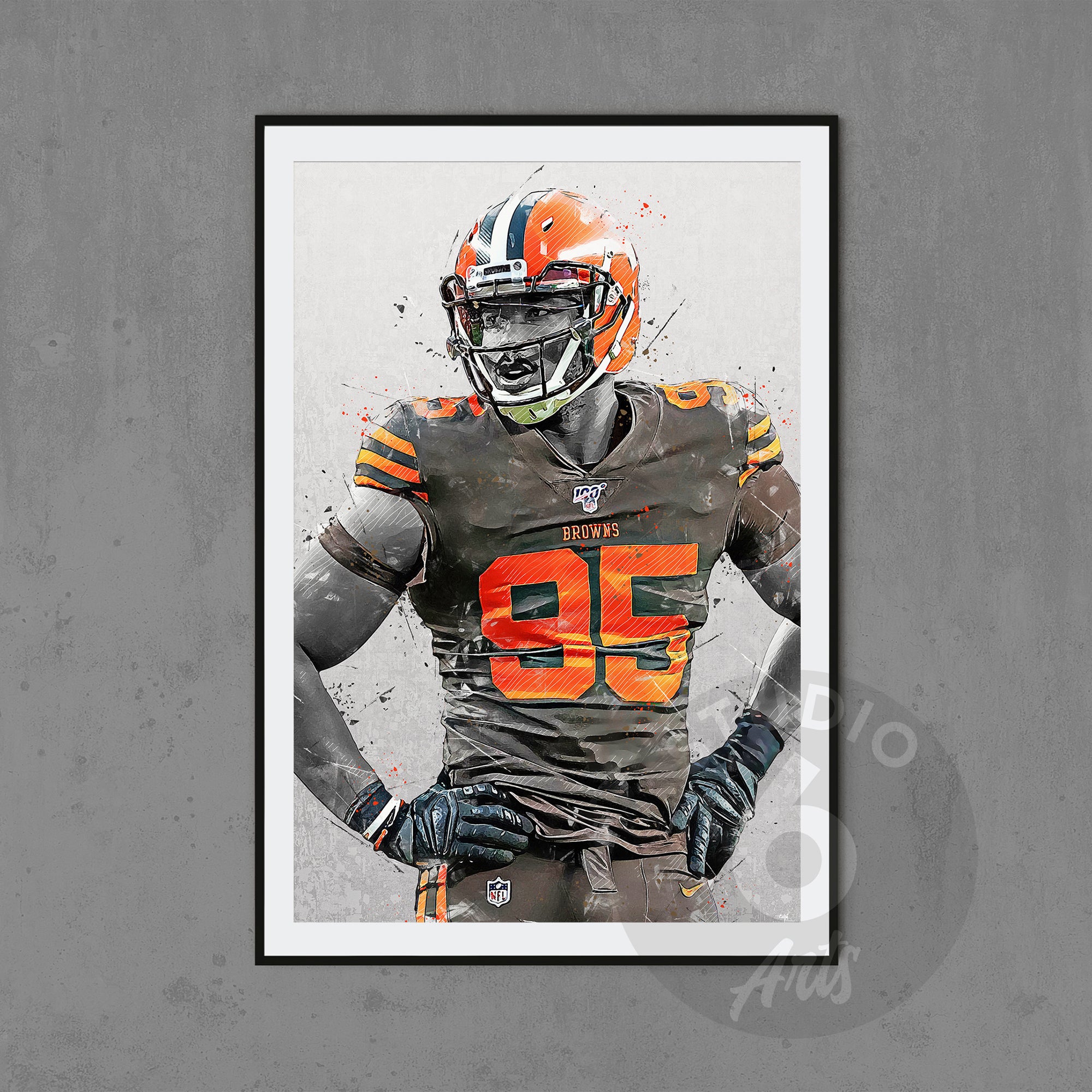 Fan Art: Myles Garrett is pretty menacing : r/Browns