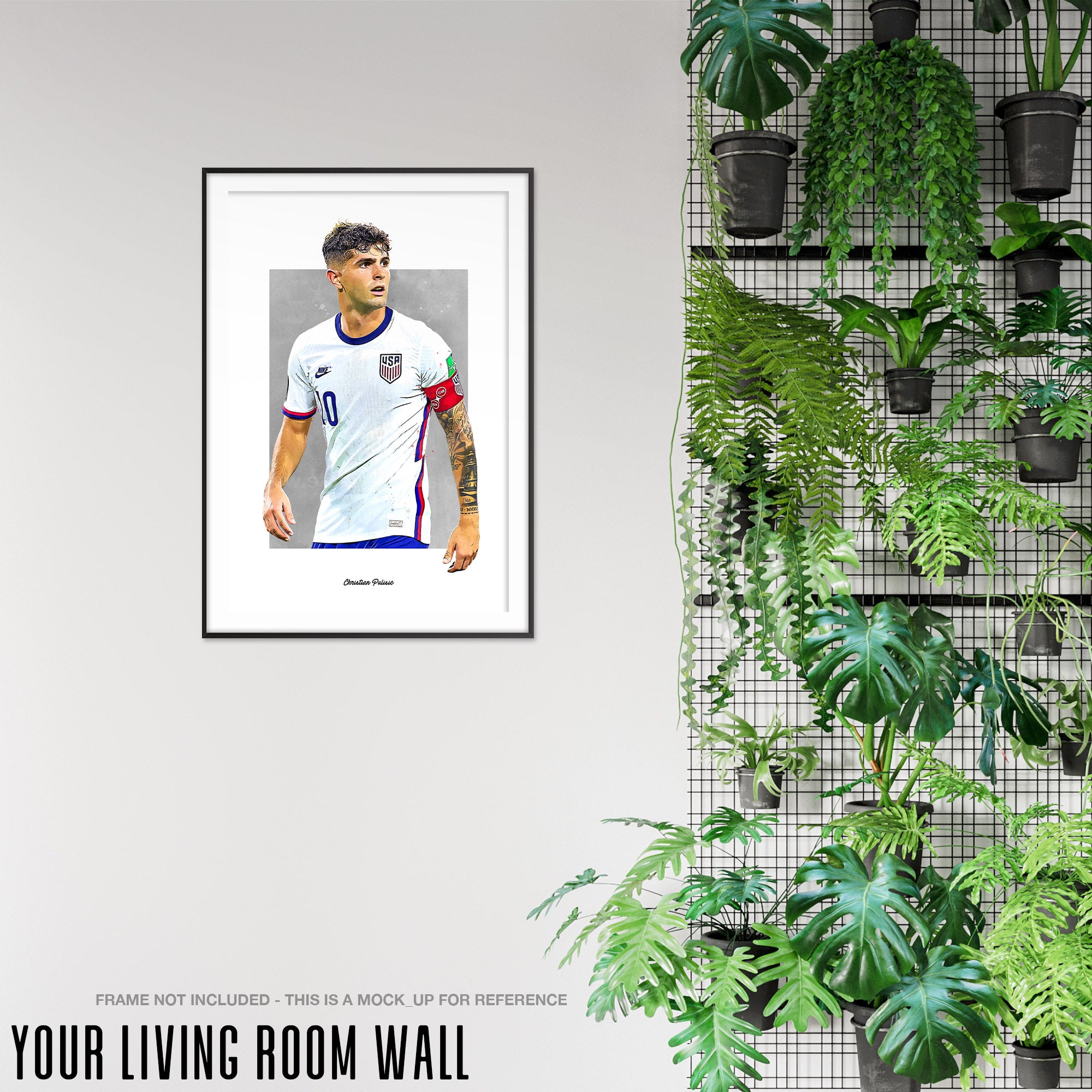 2022 Christian Pulisic Jersey Poster for Sale by Calvin Cuts