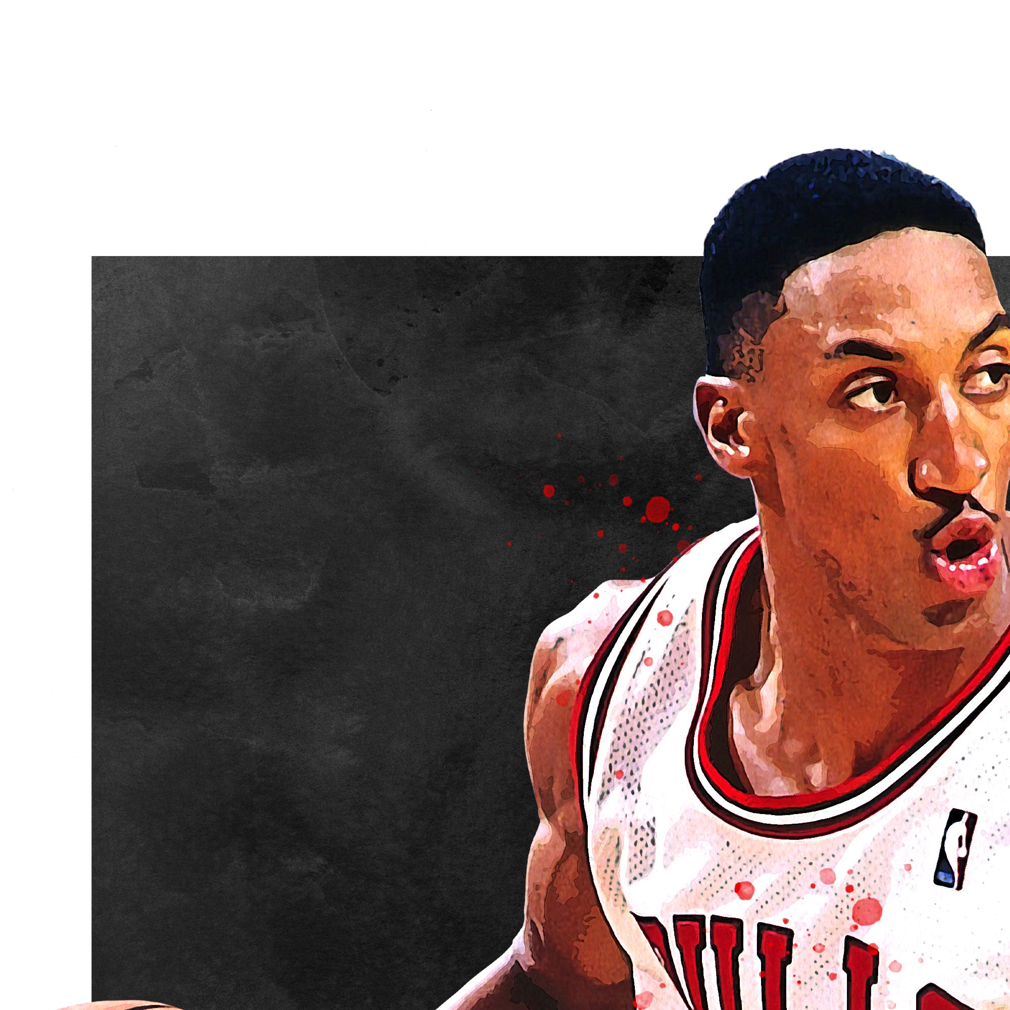  Scottie Pippen Posters Basketball Photo Canvas Wall Art Decor  Paintings Picture for Home Living Room Decoration  Unframe:16×24inch(40×60cm): Posters & Prints