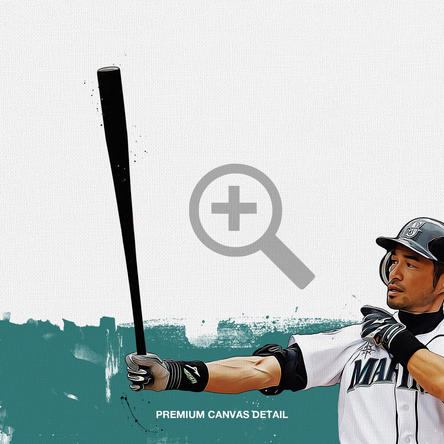 Ichiro Suzuki Poster and Canvas, Padres Baseball Print, MLB Wall Decor